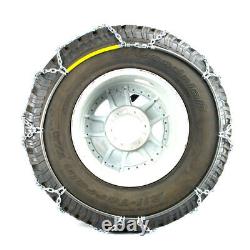 Chaînes de pneus carrées en alliage à motif de diamant Titan pour la neige sur route 4,7 mm 255/75-15.