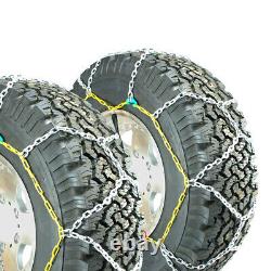 Chaînes de pneus carrées en alliage de diamant Titan sur la neigeithIce de route 3,7 mm 295/45-18