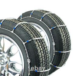 Chaînes de pneus de câble de passager Titan pour route enneigée ou glacée 8,29 mm 195/55-15.