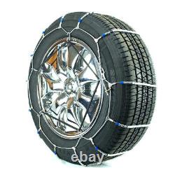 Chaînes de pneus de câble de passager Titan pour route enneigée ou glacée 8,29 mm 195/55-15.