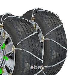 Chaînes de pneus en câble diagonal Titan sur la neige et la glace de la route 9,82 mm 235/45-19
