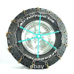Chaînes de pneus pour camion Titan en alliage de maillons carrés sur glace/neige sur route 5,5 mm 245/75-15