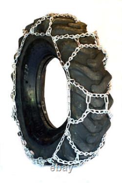 Chaînes de pneus pour tracteur Titan H-Pattern pour neige, glace et boue 10mm 9.5-28