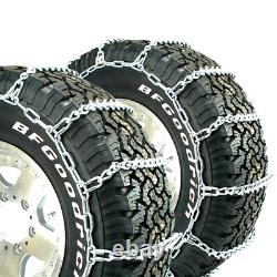 Chaînes pour pneus de camion léger Titan avec barrettes en V pour routes enneigées ou verglacées 5,5mm 265/70-16.