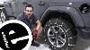 Etrailer Titan Chain Cable Snow Tire Chains Installation 2020 Jeep Wrangler Unlimited