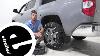 Etrailer Titan Chain Cable Snow Tire Chains Installation 2020 Toyota Tundra