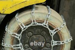 Titan Fork Lift Link Tire Chains 2-link Espacement Snowithice/mud 5.5mm 28x9-15