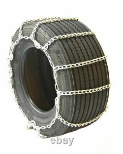 Titan Truck Link Tire Chains Wide/dual Cam On Road Snowithice 8mm 445/50-22.5